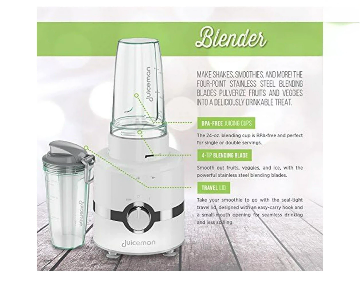 Juiceman Blender and Juice Extractor Set - photo 4