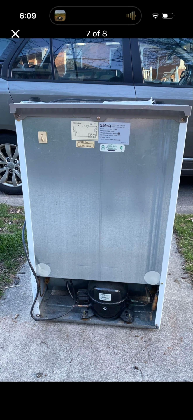 Celebrity Upright Freezer - photo 5