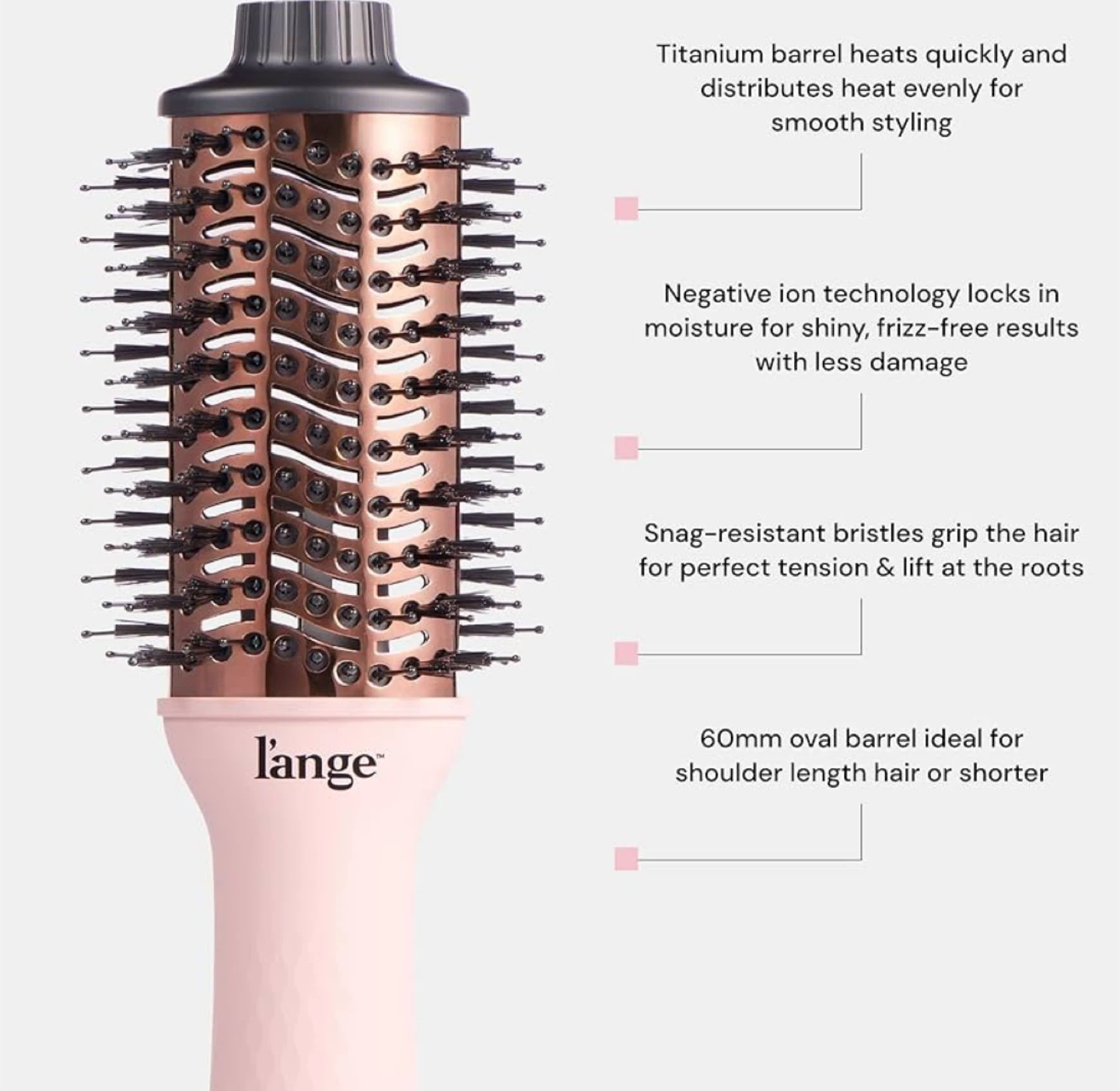 Lange Le Volume 60mm Titanium Brush Dryer