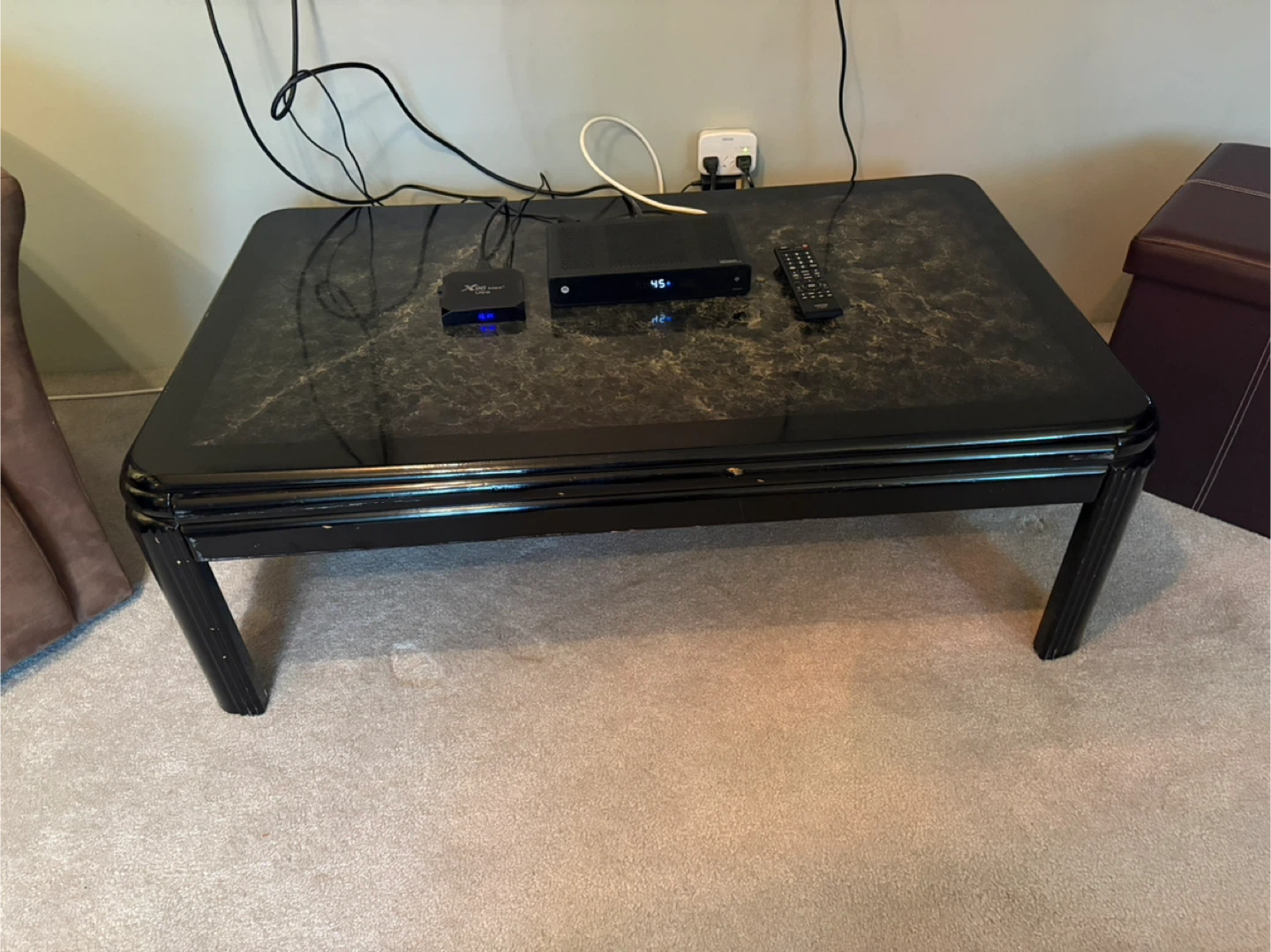 Faux marble coffee table - photo 2