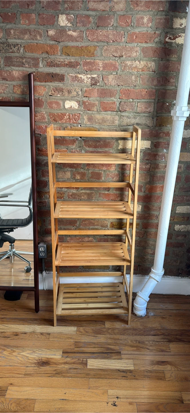 Bamboo 5-Tier Shelf Unit