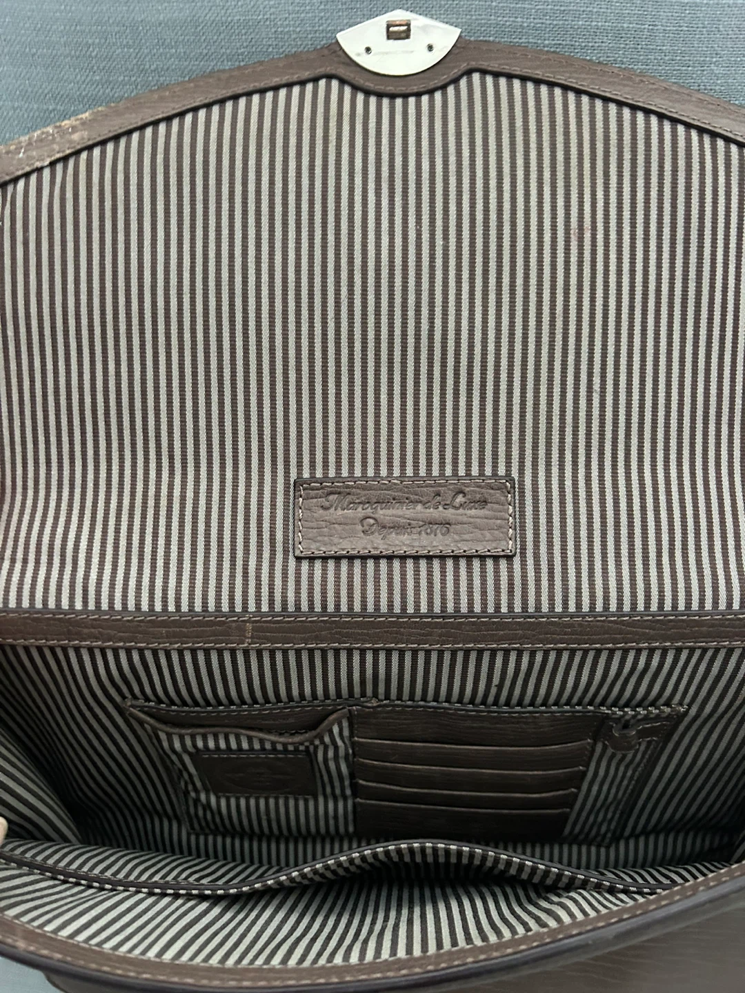 Lancel Leather Briefcase - photo 2