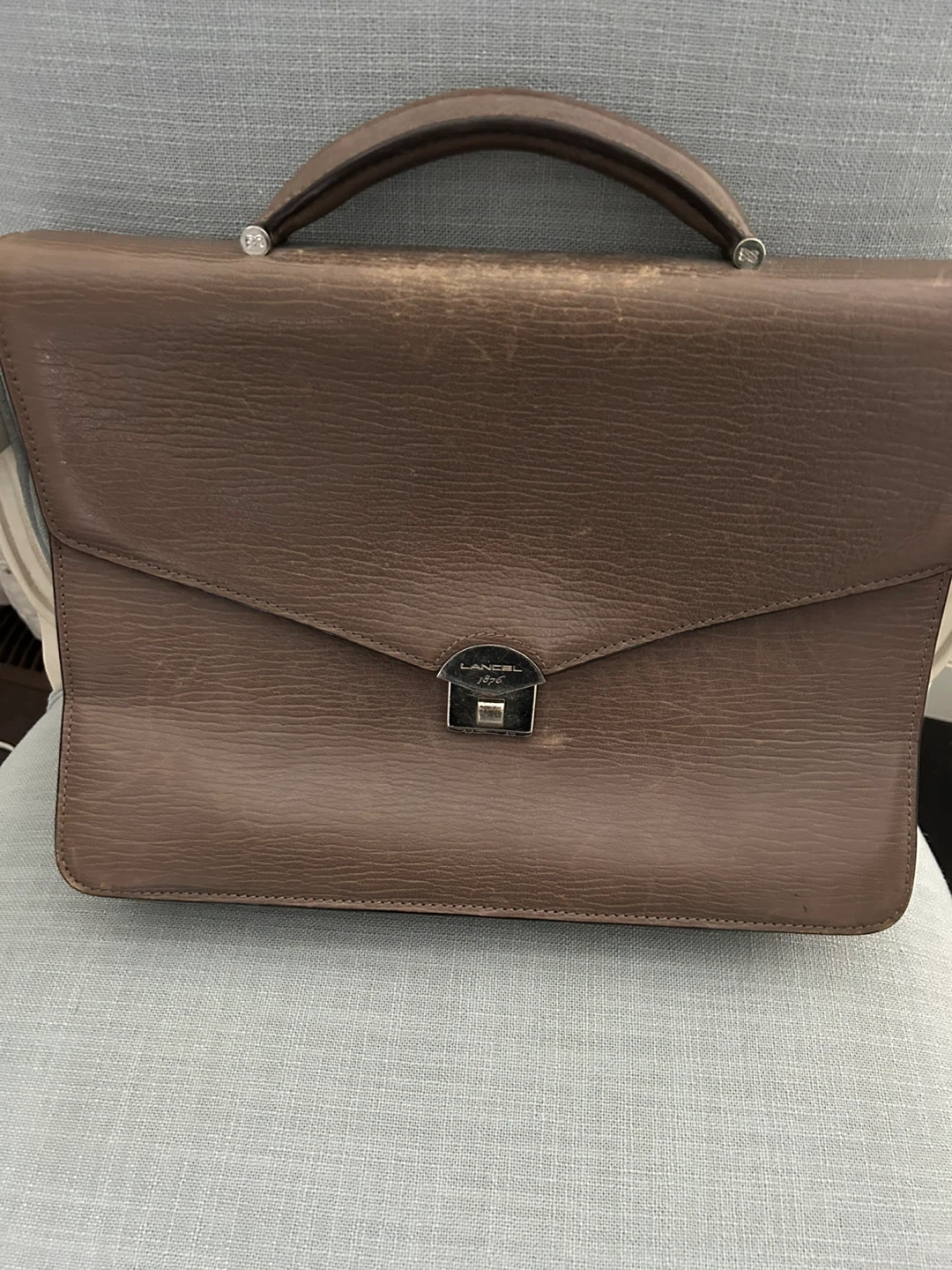 Lancel Leather Briefcase