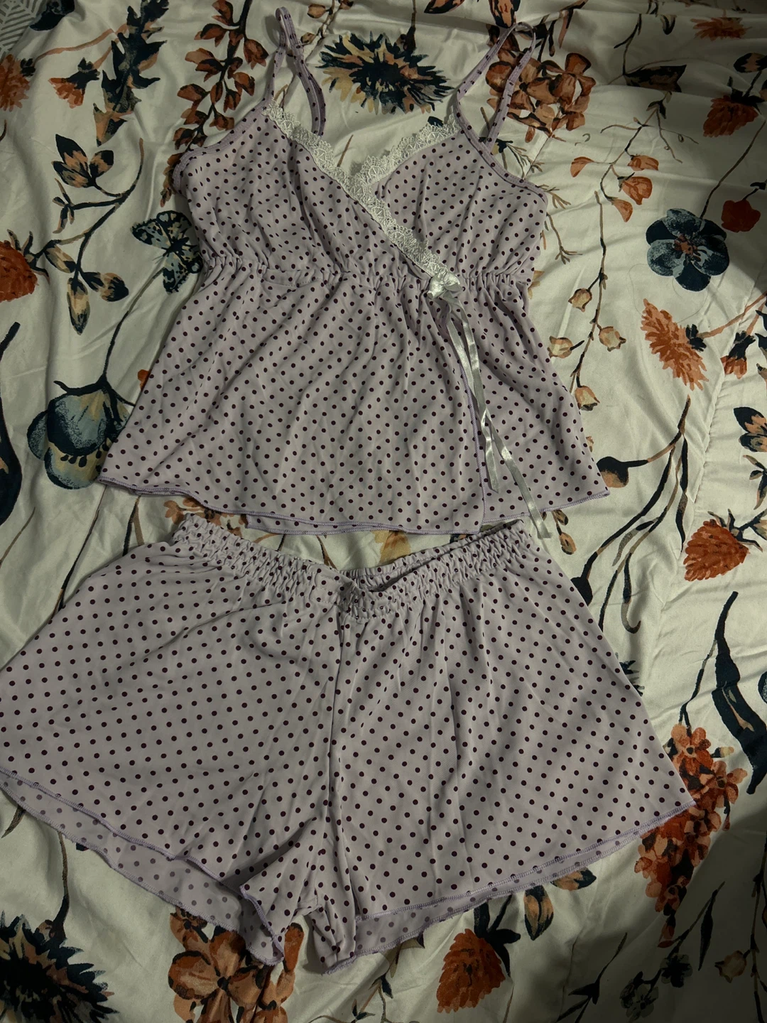Purple Polka Dot Pajama Set, Red set and CJMP