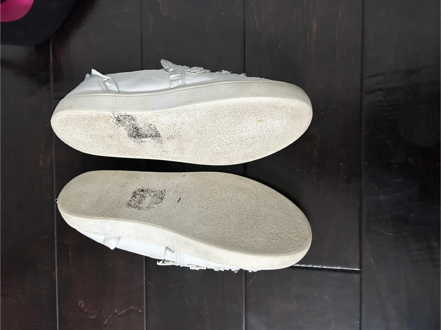 Kate Spade New York White Floral Embellished Slip-On Sneakers - photo 2