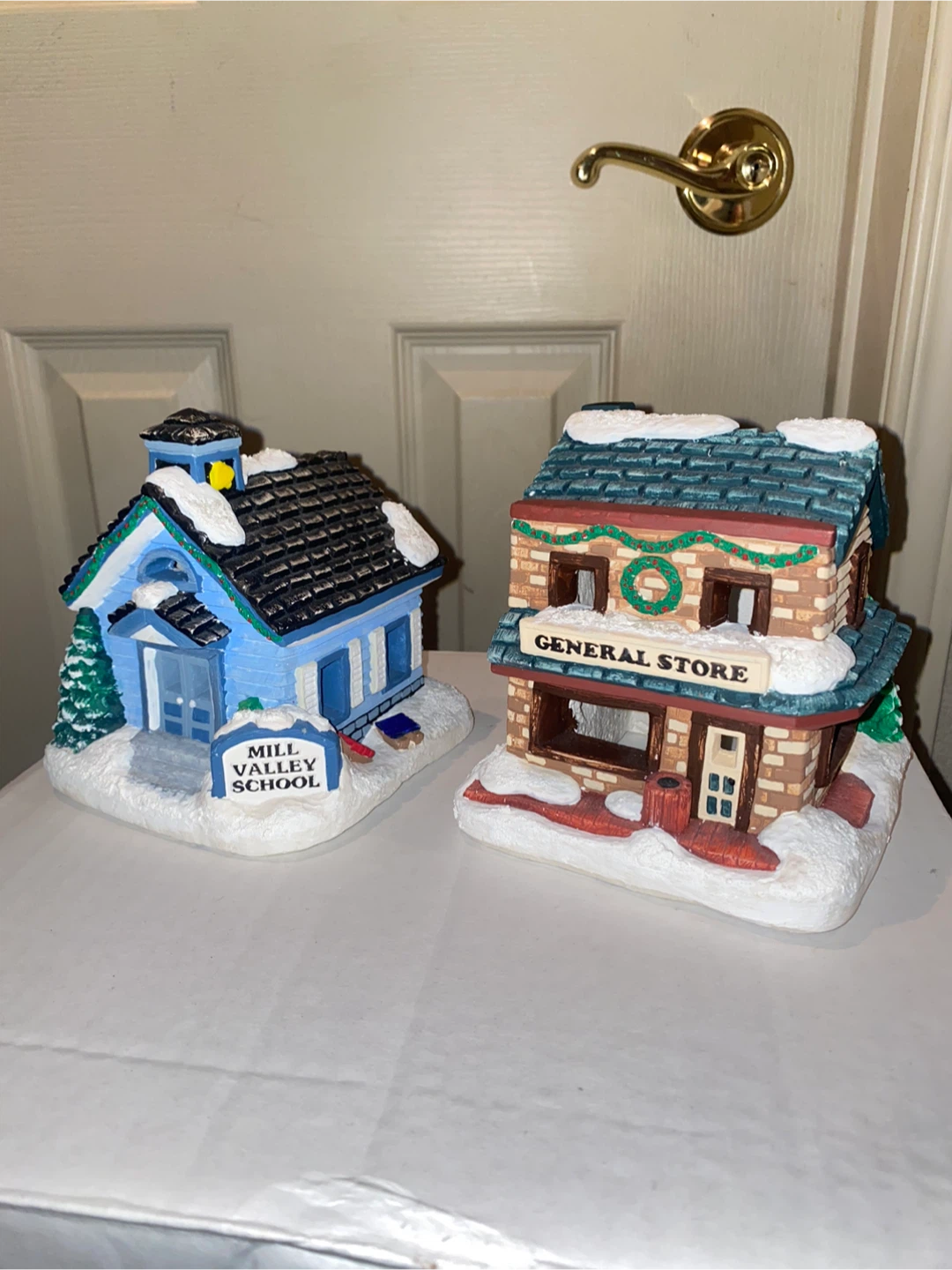 Vintage Christmas Village Houses