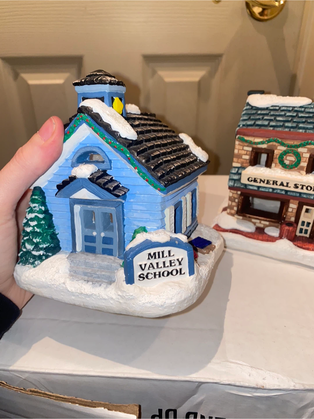 Vintage Christmas Village Houses - photo 2