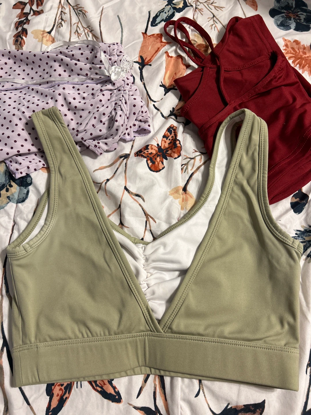 Purple Polka Dot Pajama Set, Red set and CJMP - photo 5