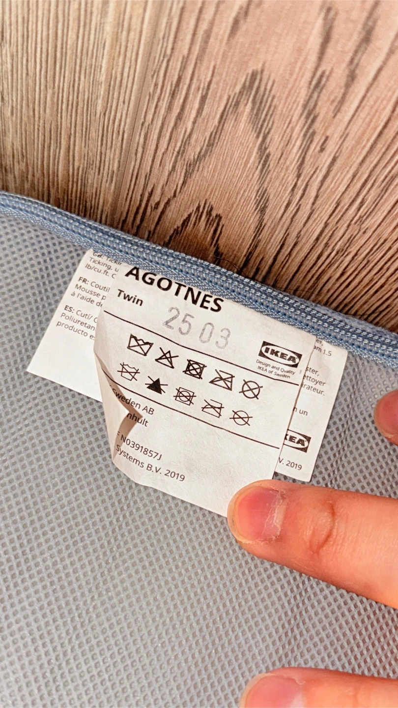 IKEA ÅGOTNES Twin Foam Mattress - photo 2