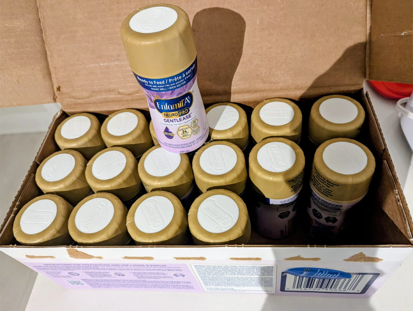 Enfamil A+ NeuroPro Gentlease Ready-to-Feed Bottles 17 x 237 mL - photo 3