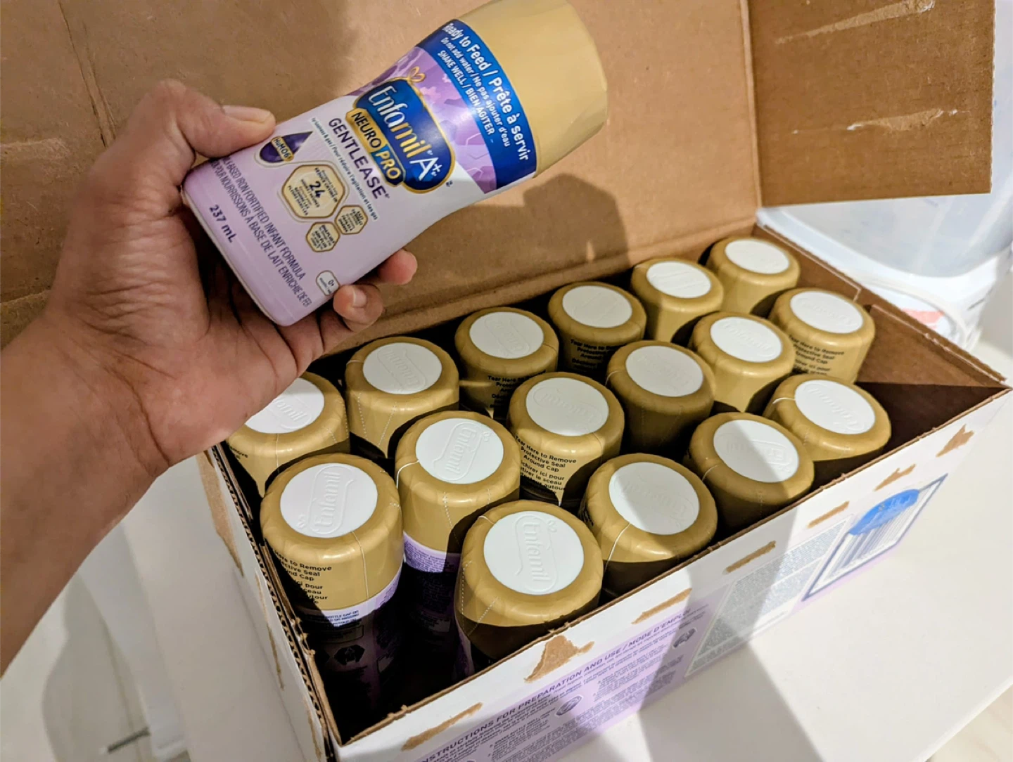 Enfamil A+ NeuroPro Gentlease Ready-to-Feed Bottles 17 x 237 mL - photo 4