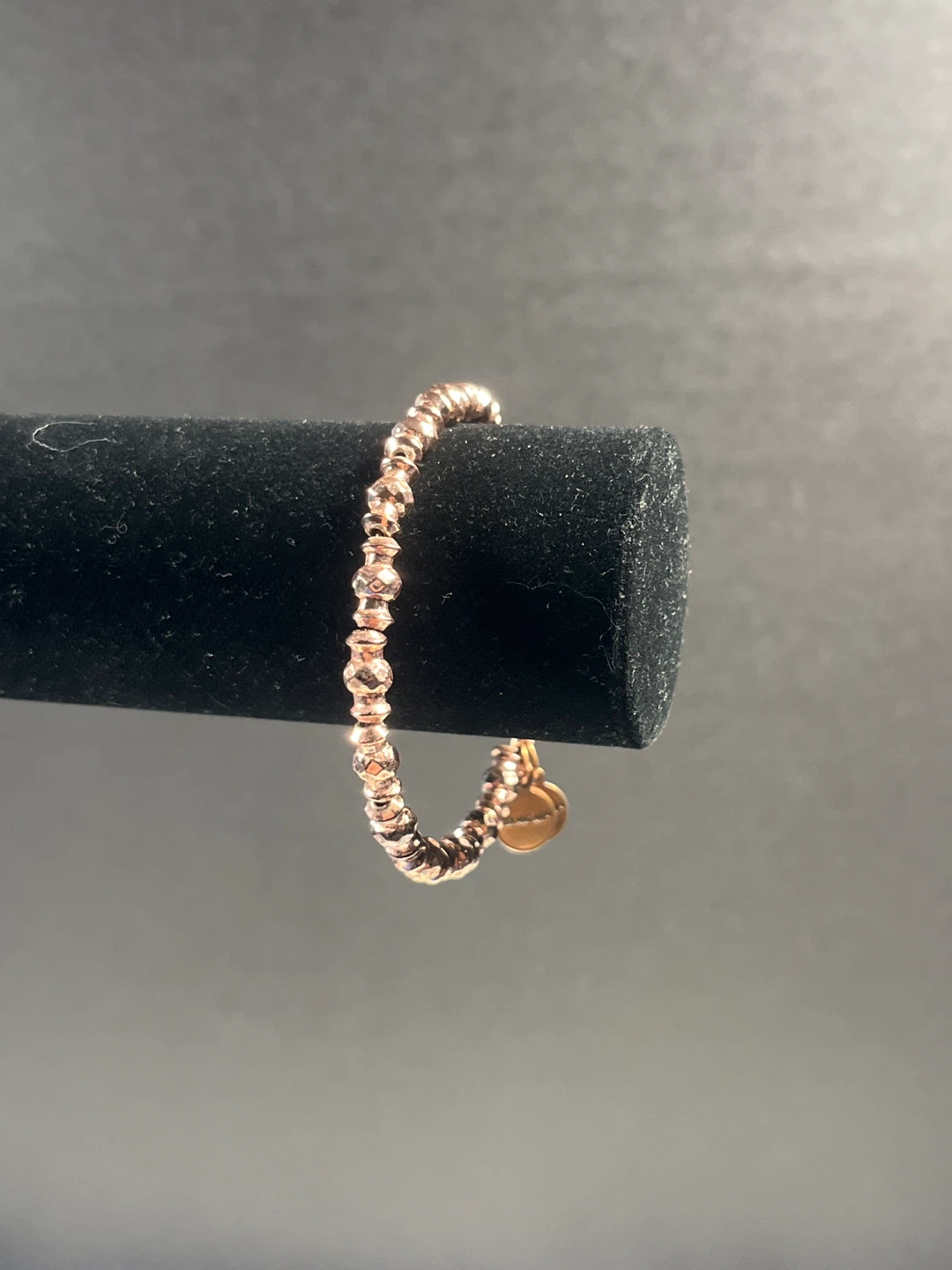 Alex and Ani Rose Gold Beaded Charm Bracelet - photo 3
