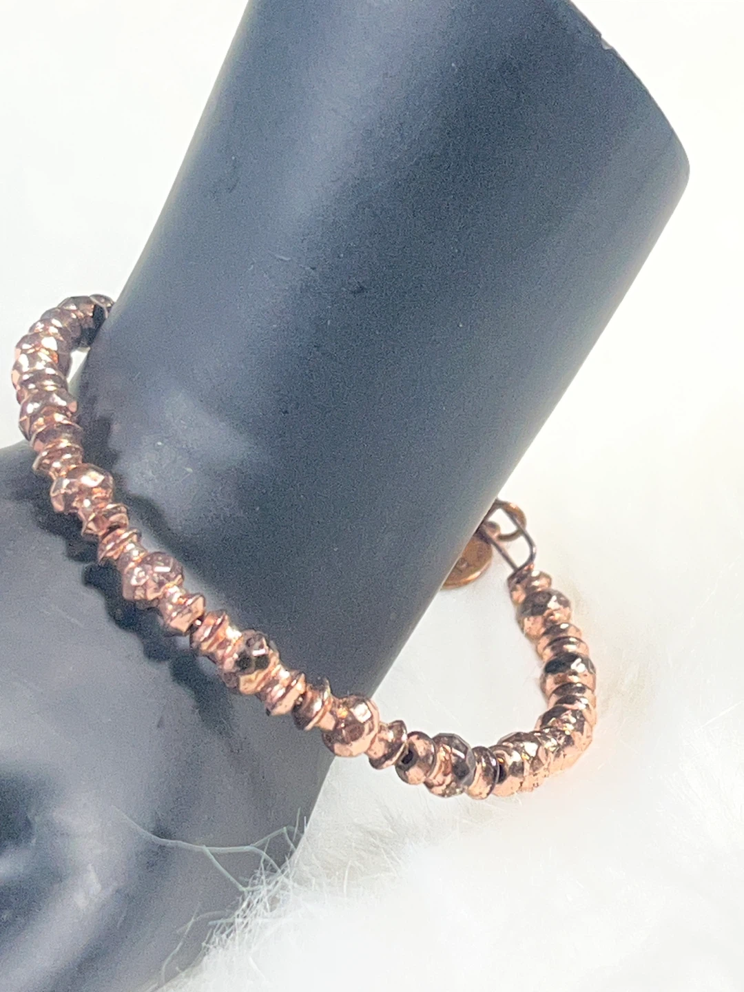 Alex and Ani Rose Gold Beaded Charm Bracelet - photo 2