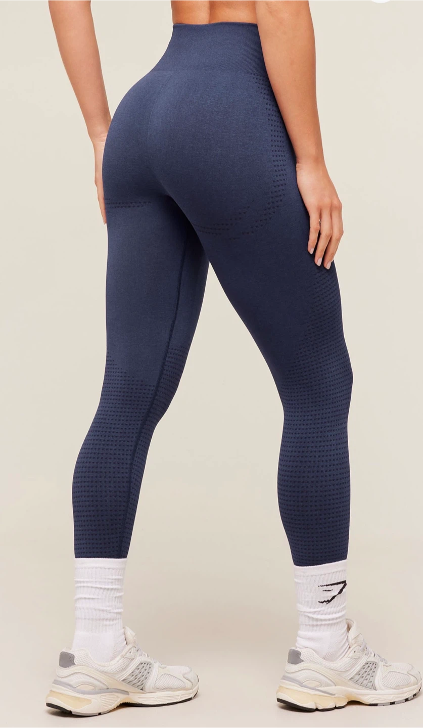 Gymshark Vital Regular Leggings - Navy Blue - photo 2