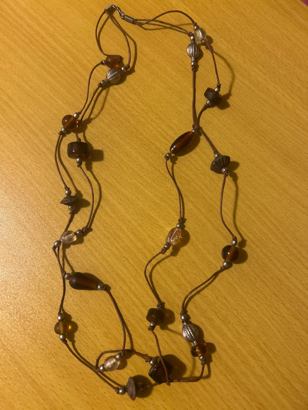 Brown Beaded Necklace