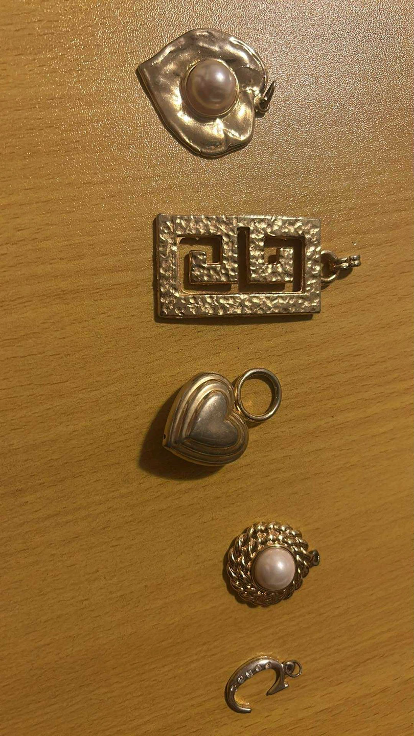 Lot of 5 Vintage Pendants