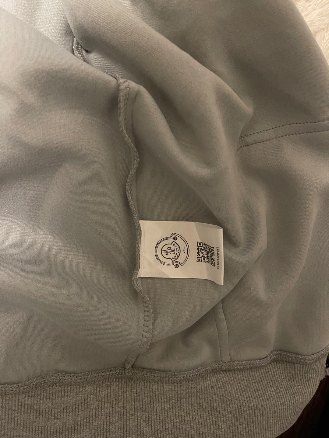 Moncler Grey Zip-Up Hoodie - photo 2