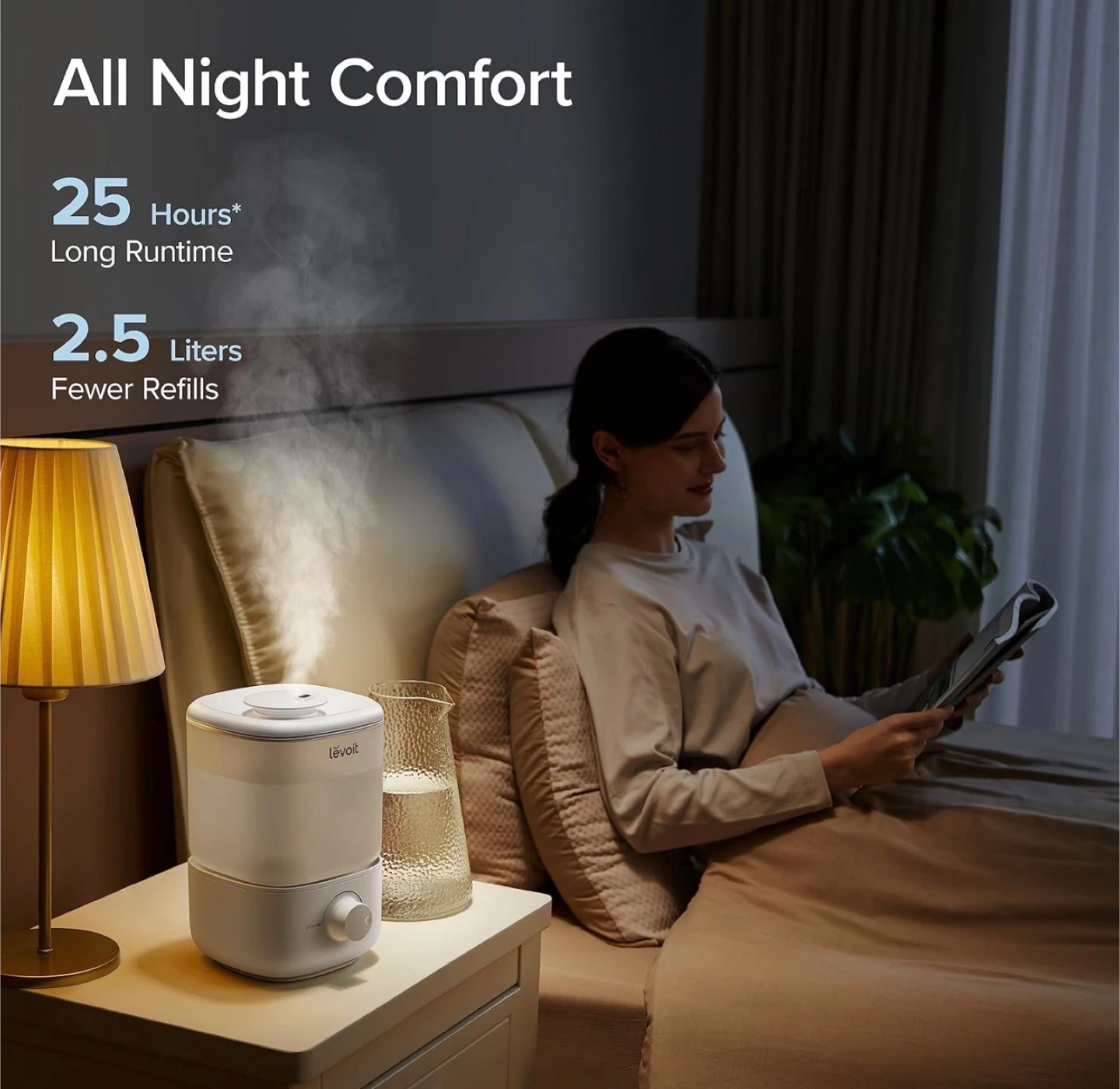 LEVOIT Humidifiers for Bedroom, 2.5L - photo 5