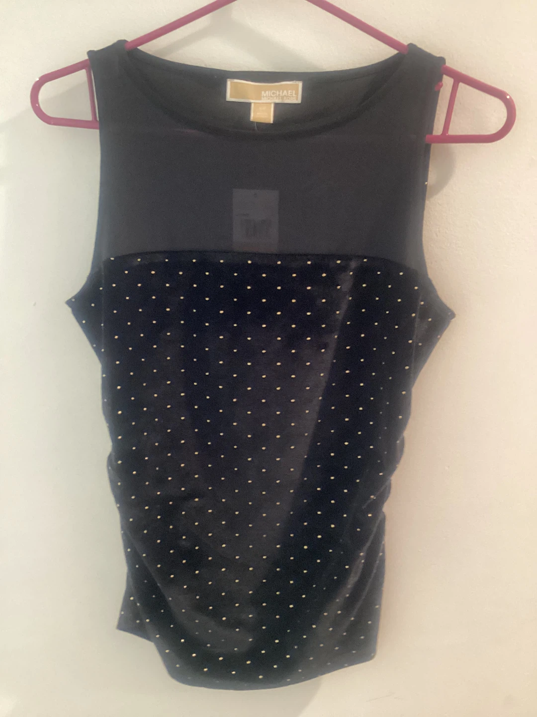 Micheal Kors Velvet Gold Studded Top - photo 4