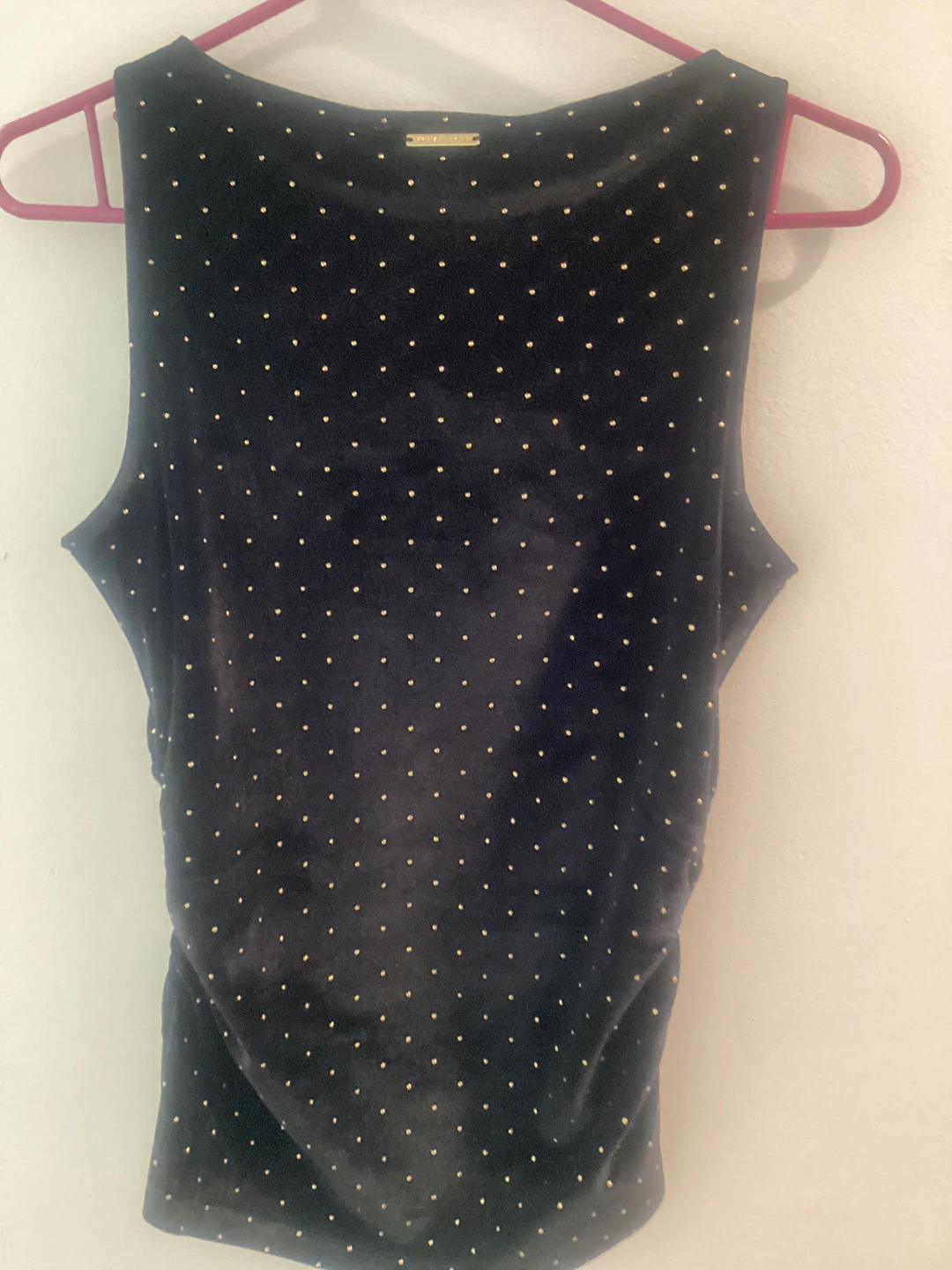 Micheal Kors Velvet Gold Studded Top - photo 2