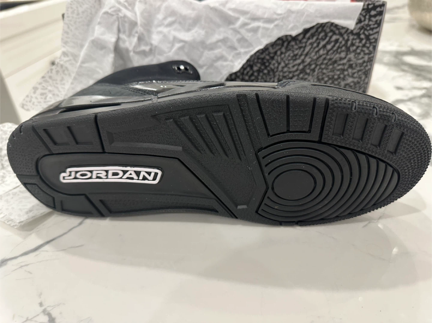 Air Jordan 3 Retro 'Black Cement' Men's Shoes - photo 3