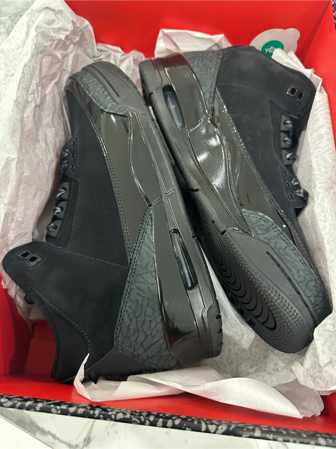 Air Jordan 3 Retro 'Black Cement' Men's Shoes - photo 4