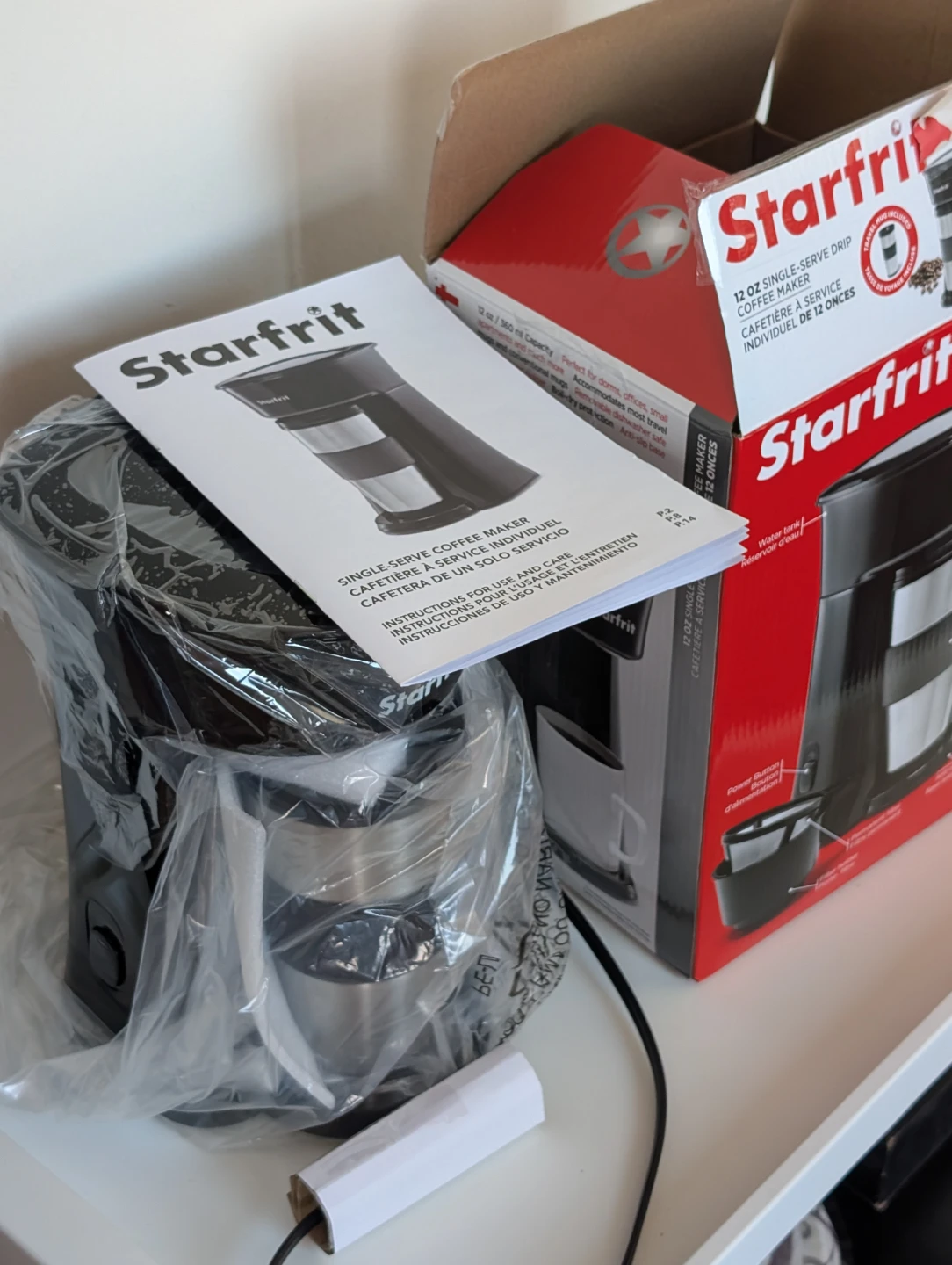 Starfrit 12oz Single Serve Drip Coffee Maker - New 🥕 - photo 2