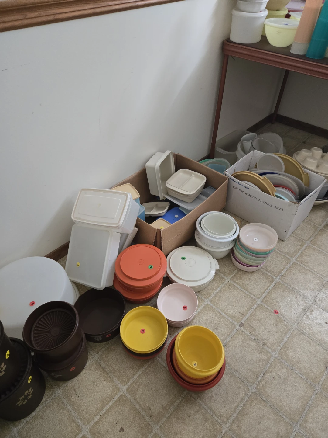Vintage tupperware Storage Containers and Tumblers