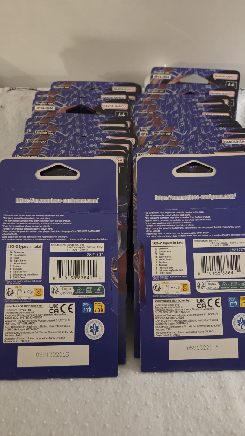 OP-14-EB04 sleeved booster packs - photo 2