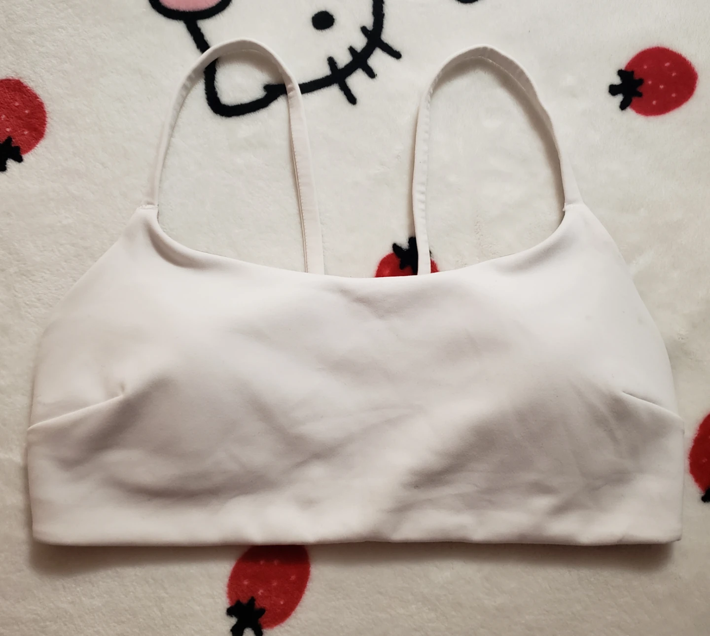Lululemon White Sports Bra