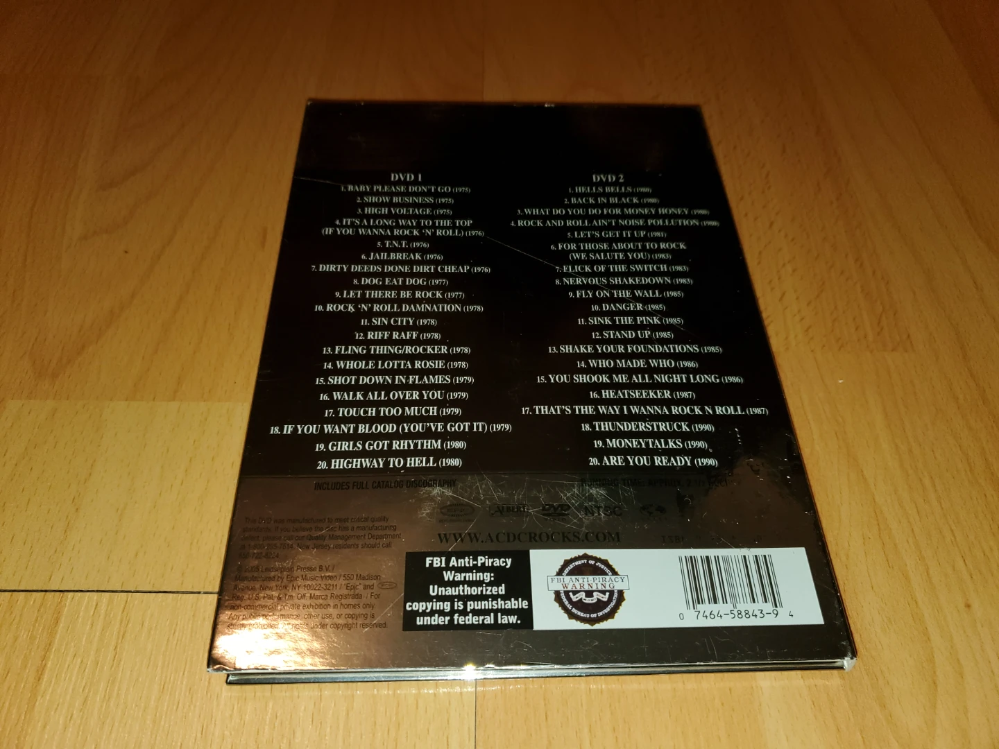 AC/DC Family Jewels DVD Set - photo 3