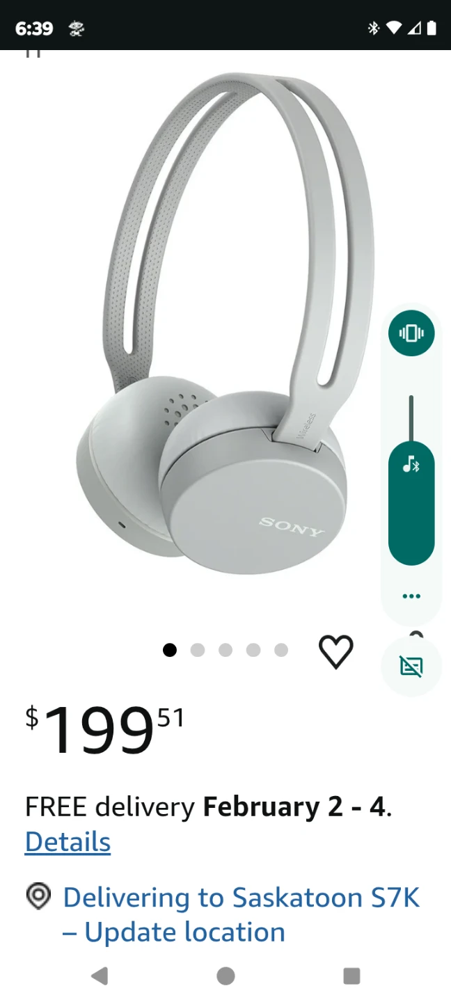 Sony Wireless Headphones - Grey