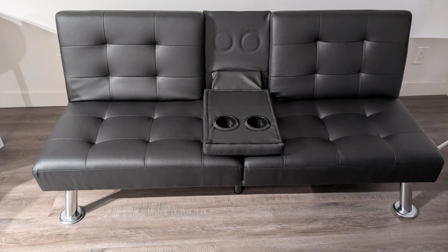 Couch/sofa bed with Cupholders - photo 2