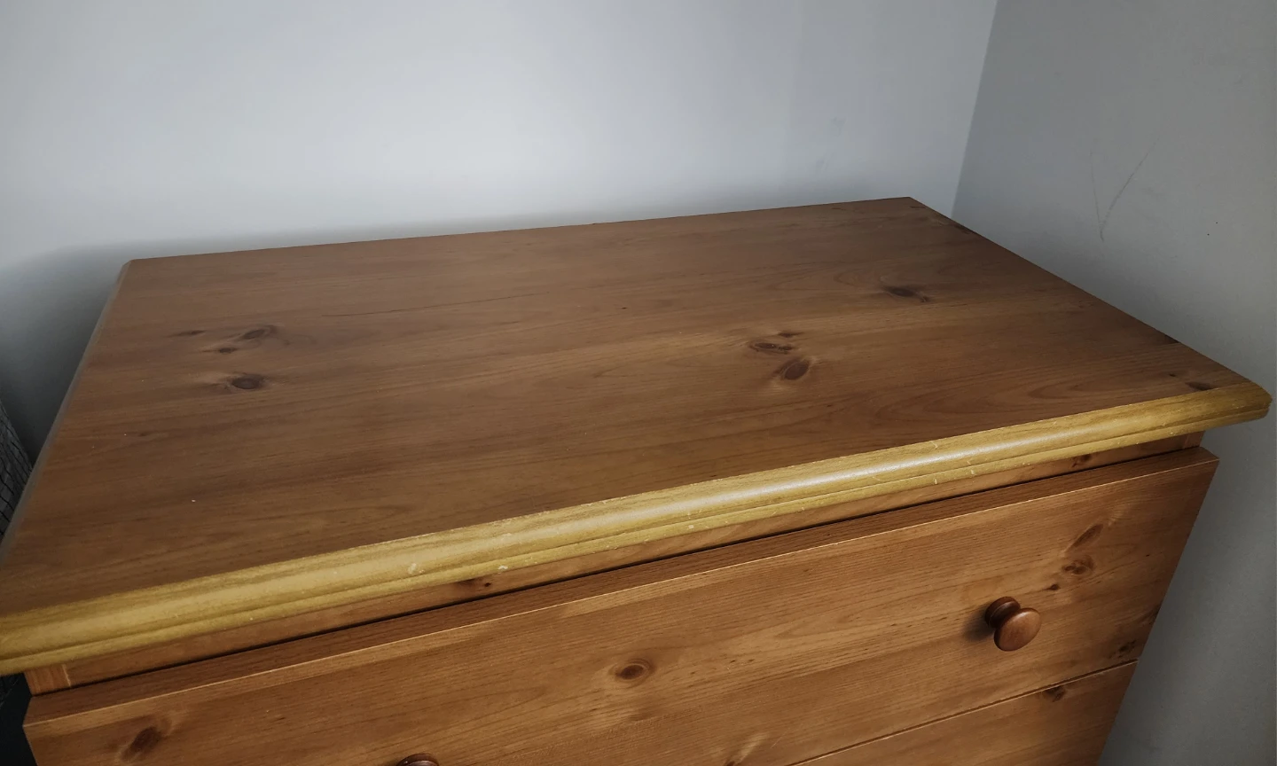 Wooden 5 drawer chest - photo 2