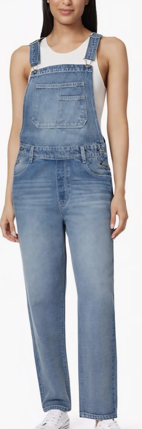 Wallflower Blue Denim Overalls