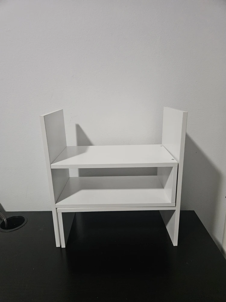 White Desktop book Shelf /Organizer - photo 2
