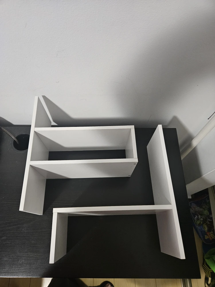 White Desktop book Shelf /Organizer - photo 4