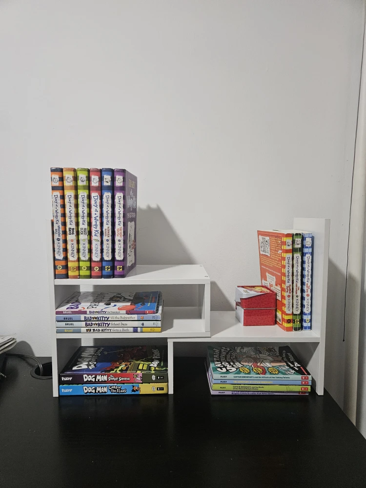 White Desktop book Shelf /Organizer - photo 5