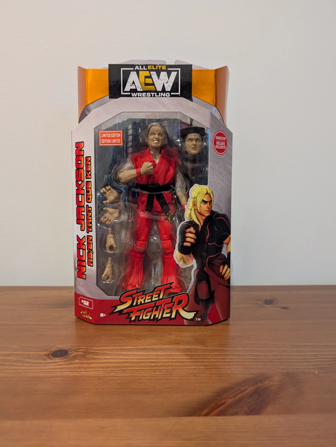 AEW Wrestling Street Fighter Action Figures - photo 3