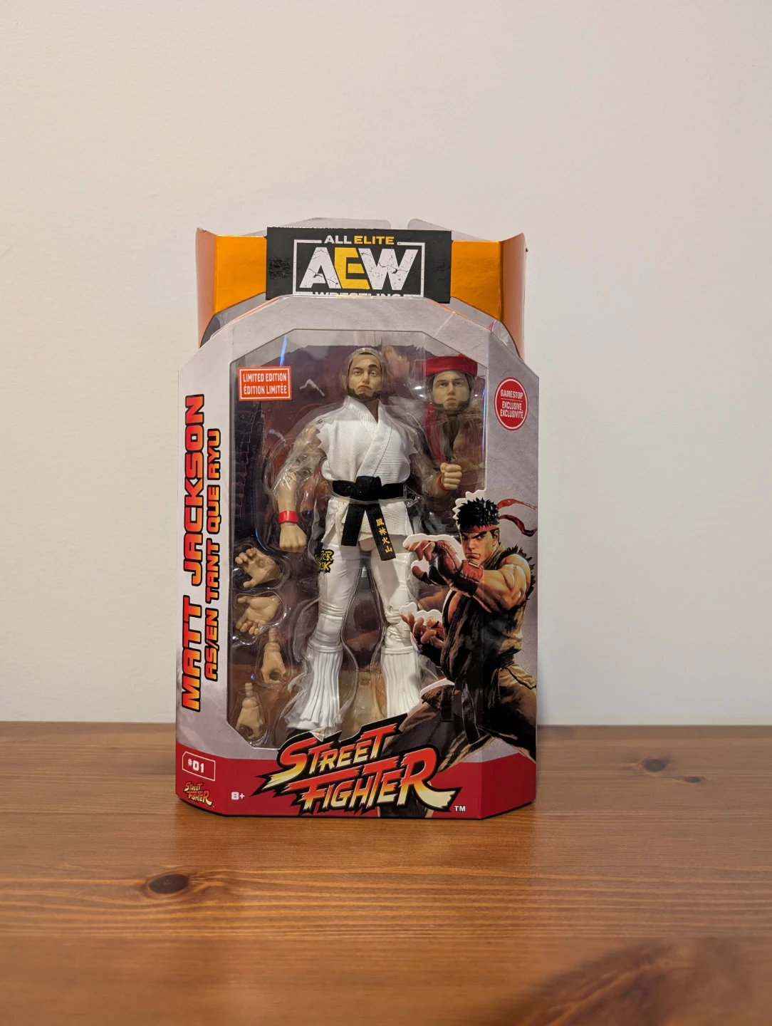 AEW Wrestling Street Fighter Action Figures - photo 4