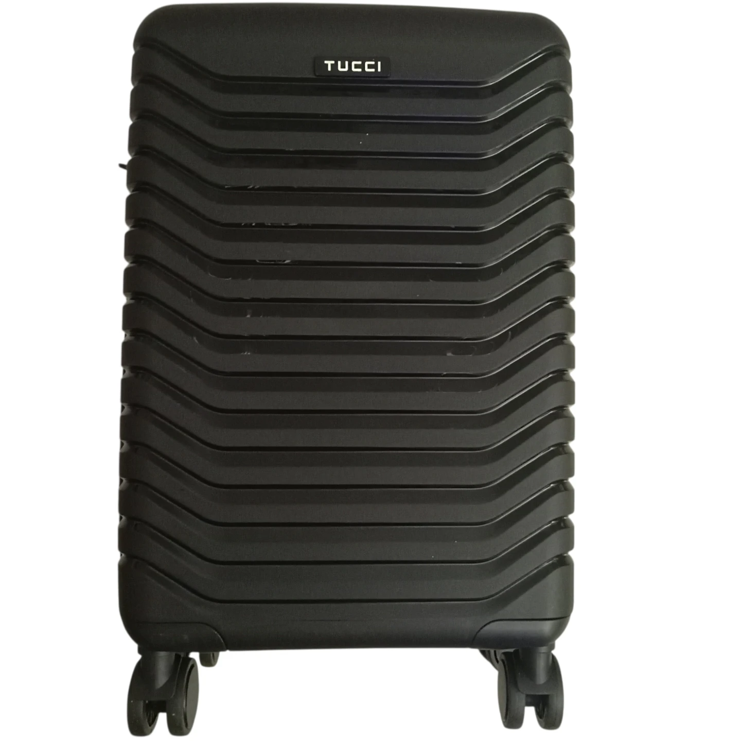 TUCCI Black Carry-On Suitcase