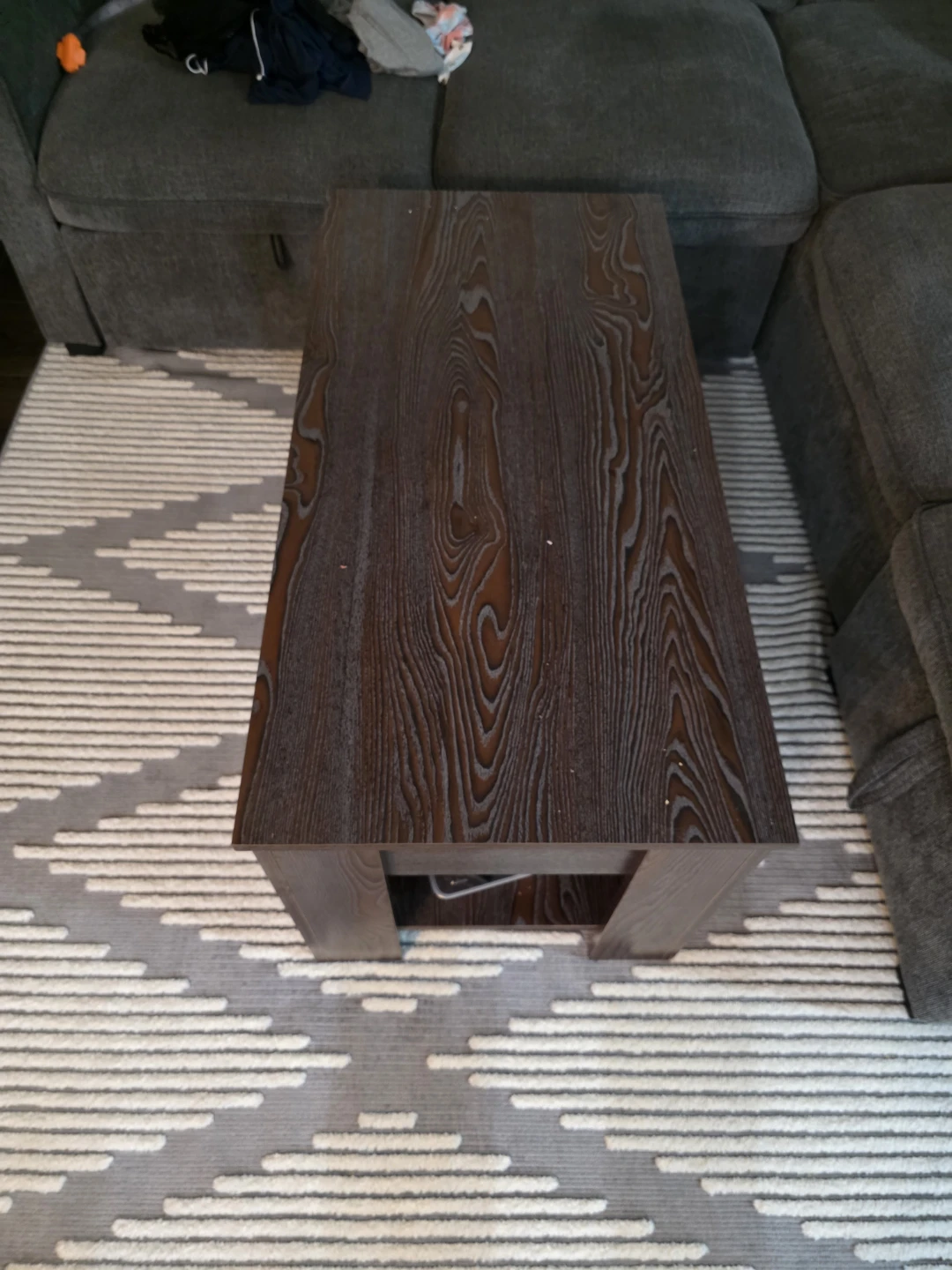 Dark Brown Lift-Top Coffee Table - photo 2
