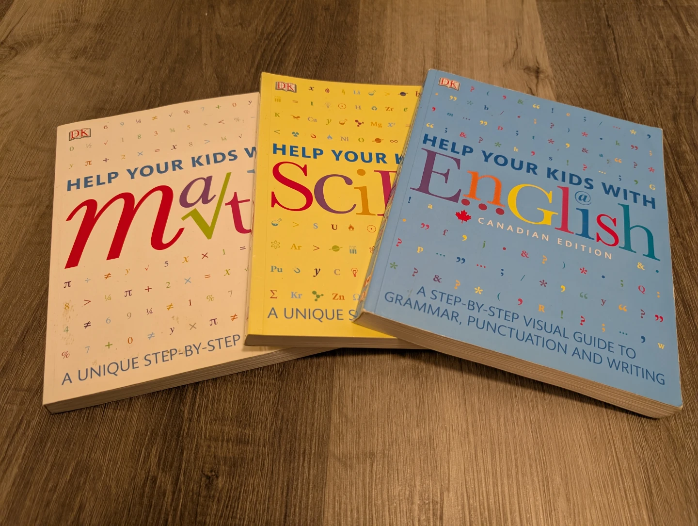 DK Help Your Kids With Math, English, Science Books