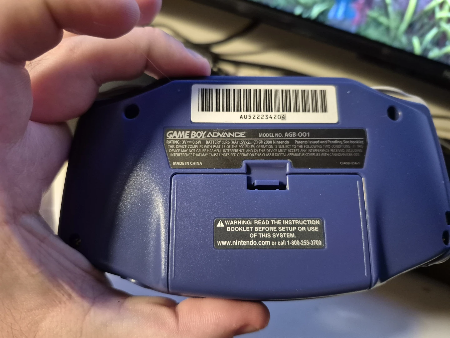 Nintendo Game Boy Advance - Purple - photo 2