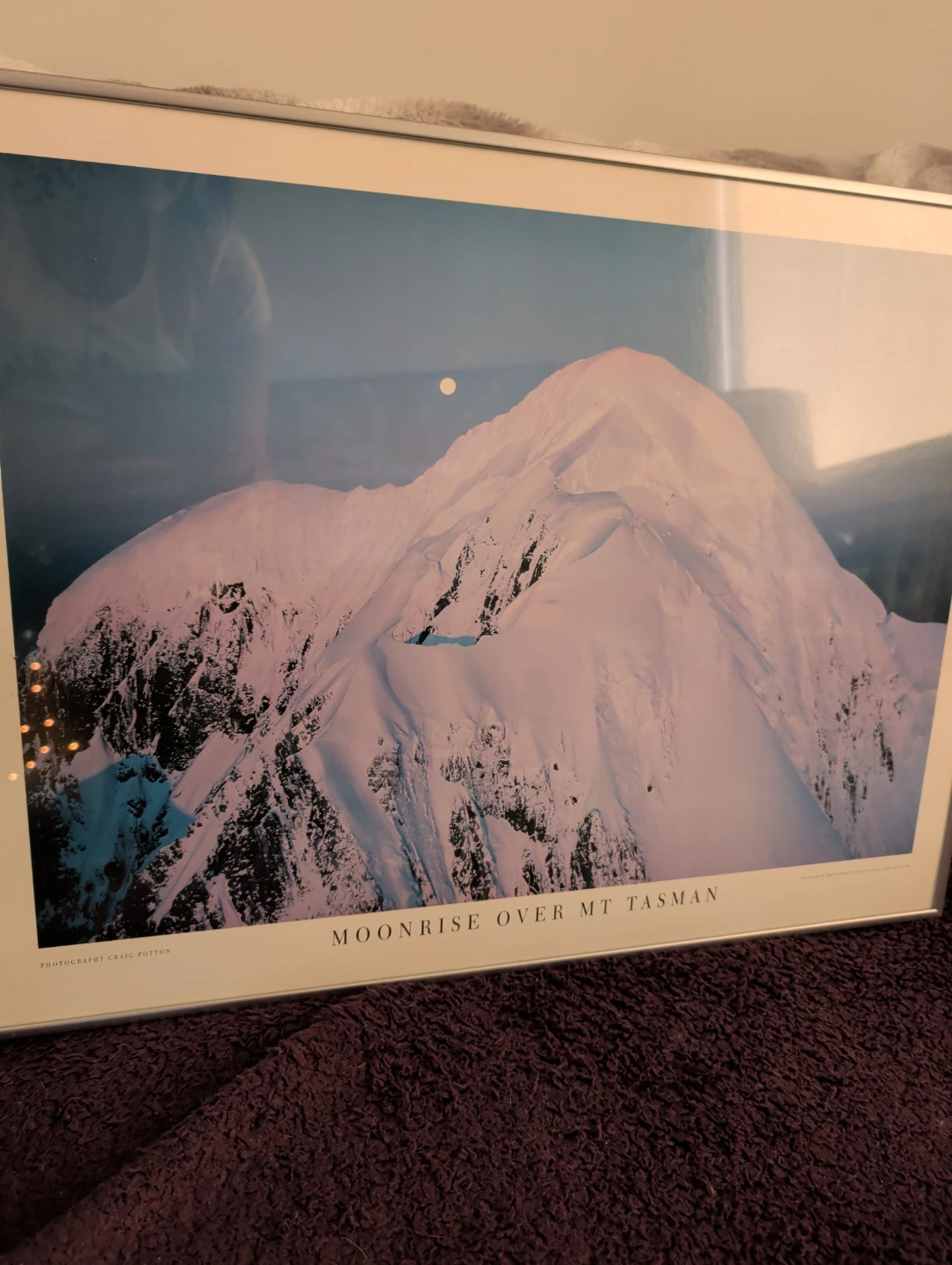 Moonrise Over Mt Tasman Framed Print - photo 3