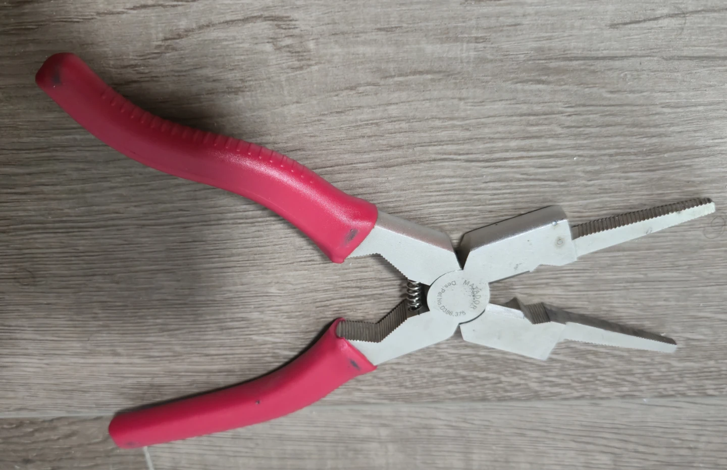 Pliers with Red Handles