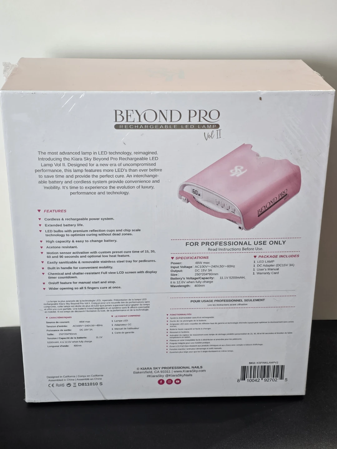 Kiara Sky Beyond Pro Rechargeable LED Lamp Vol II - photo 4