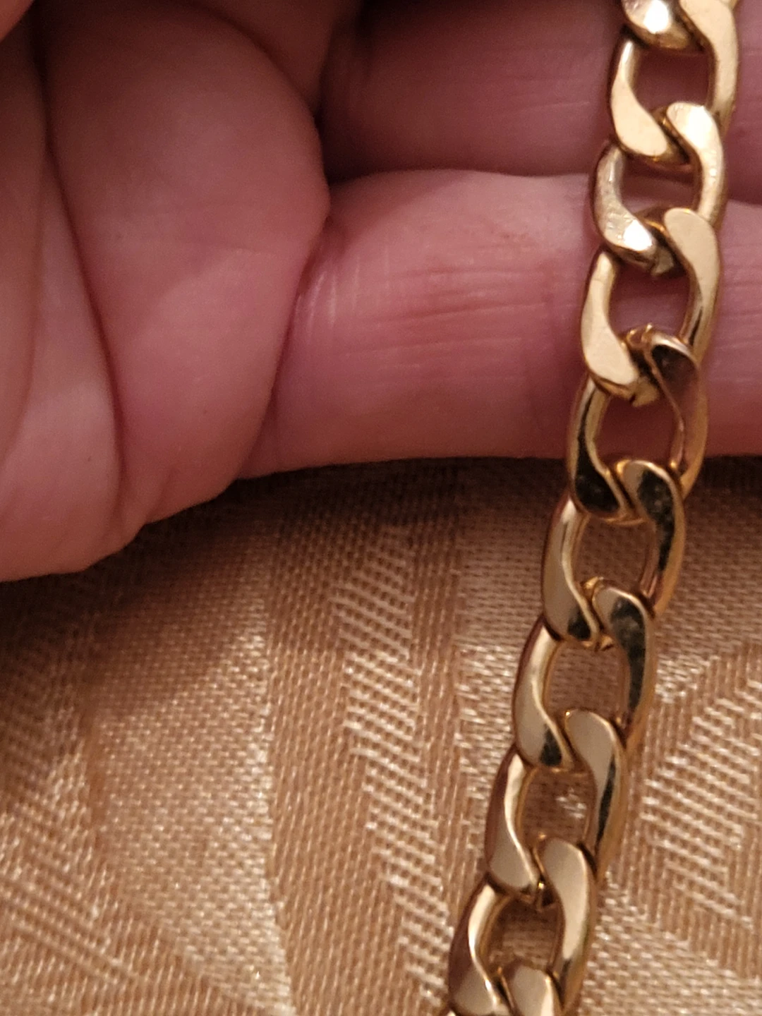 Gold Tone Chunky Link Statement Necklace - photo 4
