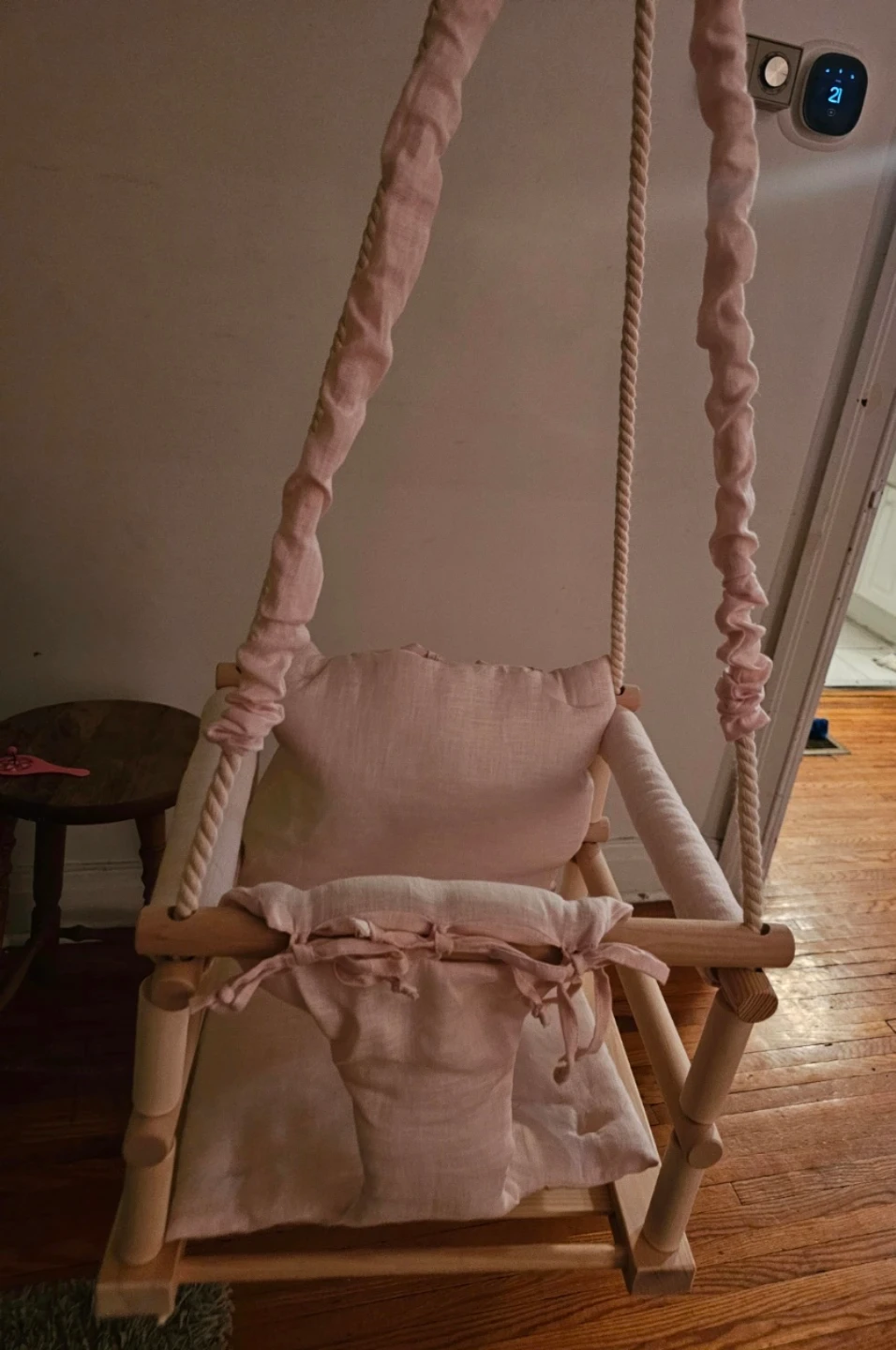 Pink Baby Swing Chair