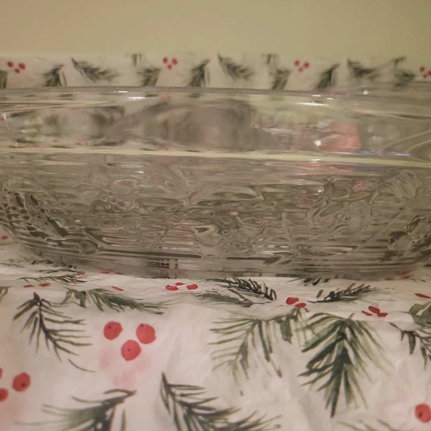 Vintage Glass Serving Dish with Lid - photo 3
